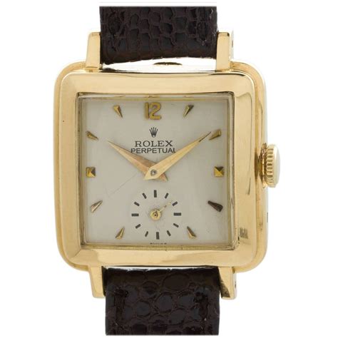 rolex women's square watch